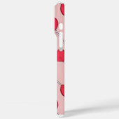 Coques Case-Mate iPhone Cute Pink Heart Lollipops Seamless Pattern (Verso / Gauche)