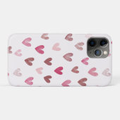 Coques Case-Mate iPhone Cute Pink Heart Pattern – Romantic &Stylish Design (Dos (Horizontal))