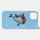 Coques Case-Mate iPhone Cute Pirate Narwhal (Verso (horizontal))