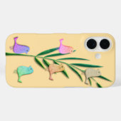 Coques Case-Mate iPhone Cute Printemps Été Pastels Oiseaux (Verso (horizontal))