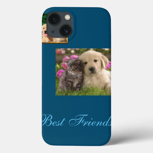 Coques Case-Mate iPhone Cute Puppies et Kitten Qui sont les meilleurs amis (Verso)