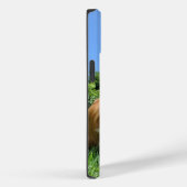 Coques Case-Mate iPhone Cute Puppy in Garden Photo (Verso / Droite)