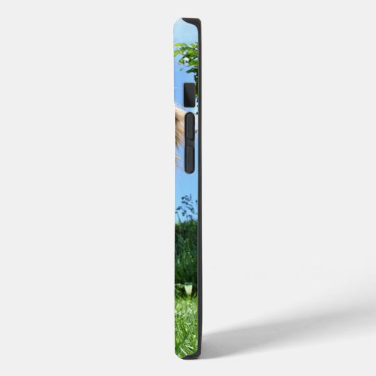 Coques Case-Mate iPhone Cute Puppy in Garden Photo (Verso / Gauche)