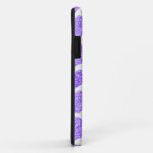 Coques Case-Mate iPhone Cute Purple Doodled Heart Valentine's Day Motif (Dos/Droite)