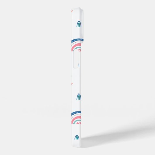 Coques Case-Mate iPhone Cute Rainbows & Hearts Motif (Verso / Droite)