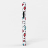 Coques Case-Mate iPhone Cute Red Blue Nurse Motif (Dos/Droite)