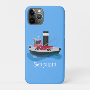 Case-Mate iPhone Case Cute red fishing trawler boat cartoon