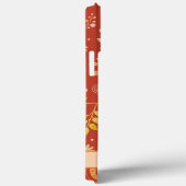 Coques Case-Mate iPhone Cute Retro Boho Orange Floral Pattern Inspirivité (Verso / Droite)