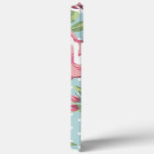 Coques Case-Mate iPhone Cute rétro pois motif floral rose l bleu (Verso / Droite)