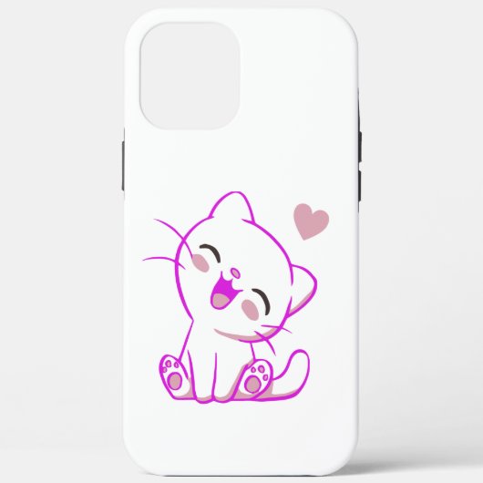 Coques Case-Mate iPhone CUTE RIRE PETITE CUISINE Fuchsia (Verso)