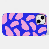 Coques Case-Mate iPhone Cute Rose Blue Cow Imprimer Motif (Verso (horizontal))