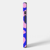 Coques Case-Mate iPhone Cute Rose Blue Cow Imprimer Motif (Verso / Gauche)