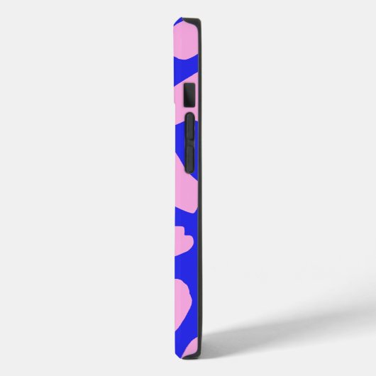 Coques Case-Mate iPhone Cute Rose Blue Cow Imprimer Motif (Verso / Gauche)