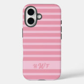 Coques Case-Mate iPhone Cute rose Monochromatique Personnalisé Divisé (Verso)