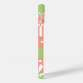 Coques Case-Mate iPhone Cute rose & vert Personnalisé Floral (Verso / Droite)