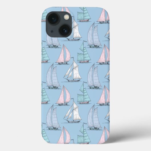 Coques Case-Mate iPhone Cute Sailboat (Verso)