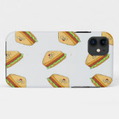 Coques Case-Mate iPhone Cute sandwichs caractère motif (Dos (Horizontal))