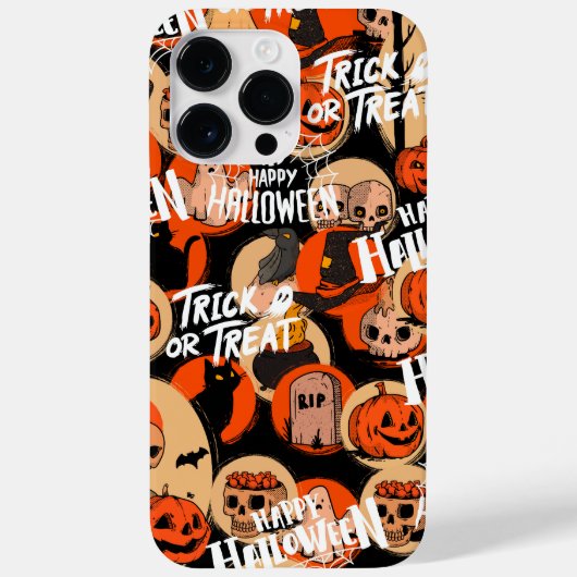 Coques Case-Mate iPhone Cute & Scary Halloween Spooky vibes (Verso)