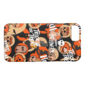 Coques Case-Mate iPhone  Cute & Scary Halloween Spooky vibes  (Dos (Horizontal))