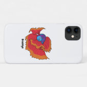 Coques Case-Mate iPhone Cute Siamese combat poisson betta dessin (Dos (Horizontal))