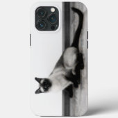 Coques Case-Mate iPhone CUTE Siamese Portrait de chat (Verso)