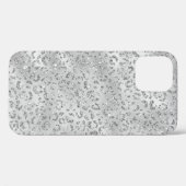 Coques Case-Mate iPhone Cute Silver Cheetah Leopard Motif d'impression (Verso (horizontal))