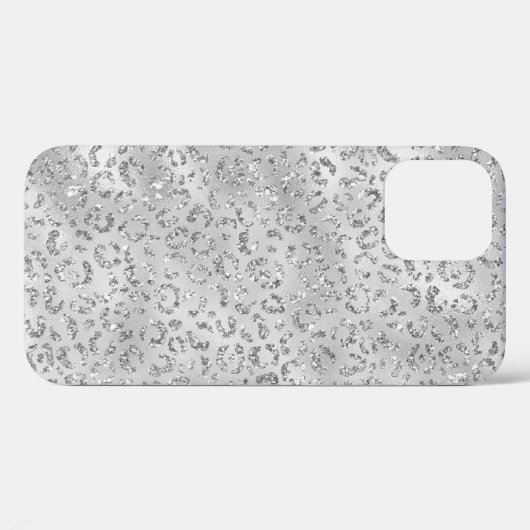 Coques Case-Mate iPhone Cute Silver Cheetah Leopard Motif d'impression (Verso (horizontal))