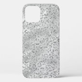 Coques Case-Mate iPhone Cute Silver Cheetah Leopard Motif d'impression (Verso)