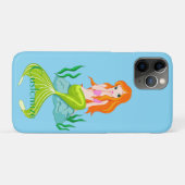 Coques Case-Mate iPhone Cute Sirène Redhead Thunder_Cove (Dos (Horizontal))