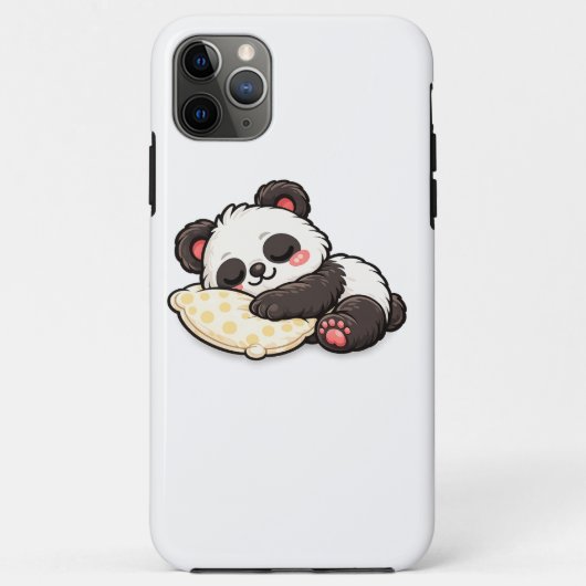 Coques Case-Mate iPhone Cute Sleeping Panda with Pillow (Dos)