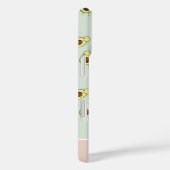 Coques Case-Mate iPhone Cute Smiling Kawaii Avocado Motif Personnalisé (Verso / Droite)