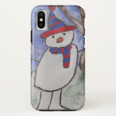 Coques Case-Mate iPhone Cute Snowman (Dos)