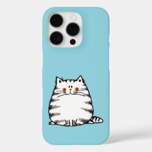 Coques iPhone 16 Pro Cute Tabby Cat - Kawaii kitty pour amoureux de les