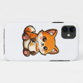 Coques Case-Mate iPhone Cute Tea Fox Illustration – Cozy Fox Drinking Tea (Dos (Horizontal))
