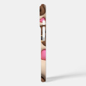 Coques Case-Mate iPhone Cute Teddy Bear Heart iPhone Sticker (Verso / Gauche)