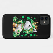 Coques Case-Mate iPhone Cute Unicorn Shamrock St Patricks Day  (Dos (Horizontal))