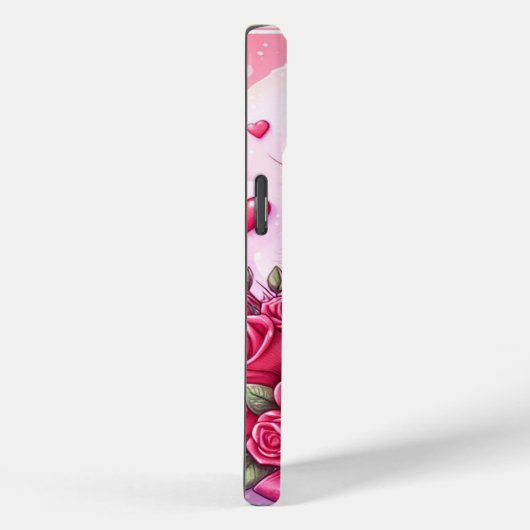 Coques Case-Mate iPhone Cute Valentine's day cat/chaton (Verso / Droite)