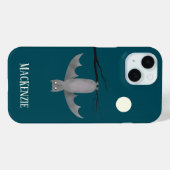 Coques Case-Mate iPhone Cute Vampire chauve personnalisée (Verso (horizontal))