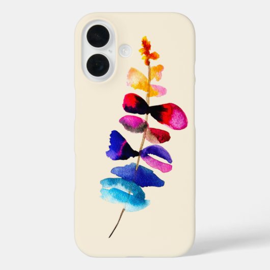 Coques Case-Mate iPhone Cute watercolor floral design (Verso)
