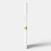 Coques Case-Mate iPhone Cute Whimsical Happy Chat avec Fleur Jaune (Verso / Droite)