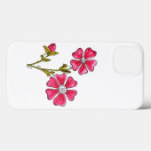 Coques Case-Mate iPhone Cute Whimsical Pink Flowers (Verso (horizontal))