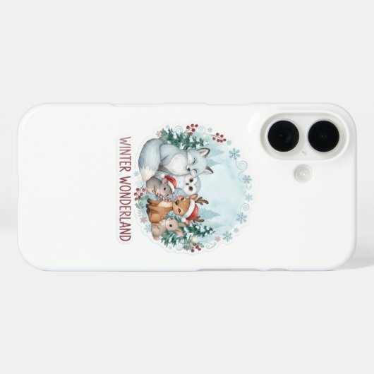 Coques Case-Mate iPhone Cute Winter Wonderland Creatures iPhone/iPad Case (Verso (horizontal))