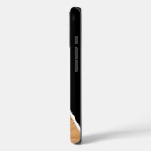 Coques Case-Mate iPhone Cute Wood and Black Personalized  (Verso / Gauche)