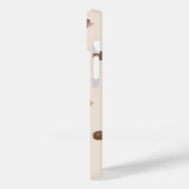 Coques Case-Mate iPhone Cute Woodland Hérisson et Motif de champignons (Verso / Gauche)