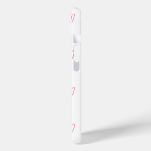 Coques Case-Mate iPhone Cute "XOXO" Coeurs Saint Valentin (Verso / Gauche)