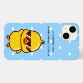 Coques Case-Mate iPhone Cuteness 100% Responsibilities 0% | Cute Duck  (Verso (horizontal))