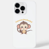 Coques Case-Mate iPhone Cuteness Surchargé : Singe (Verso)