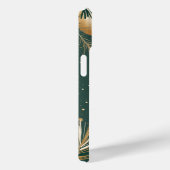 Coques Case-Mate iPhone Cutom Nom Monogramme Festive Ornements de Noël (Verso / Droite)