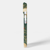 Coques Case-Mate iPhone Cutom Nom Monogramme Festive Ornements de Noël (Verso / Gauche)