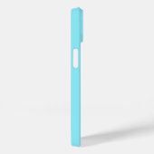 Coques Case-Mate iPhone Cyan Abstrait Arrière - plan (Verso / Droite)